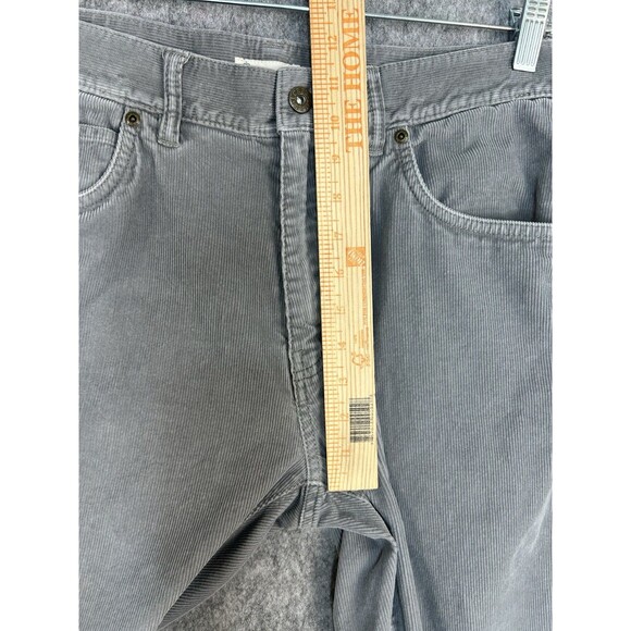 J Crew Corduroy Pants Men’s 33x30 Gray Slim Fit Straight Preppy Classic - Picture 10 of 12